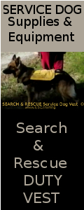 Service Dog Supplies Search Rescue Duty Vest